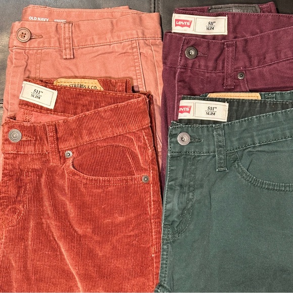 Levi's Other - Bundle of Youth/Teen Pants • (3) Levi’s & (1) Old Navy